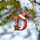 thumbnail image 4 of Adornos de Navidad con letras del abecedario, decoraciones de Navidad personalizadas DIY, decoraciones acrílicas para árbol de Navidad D, 4 of 6
