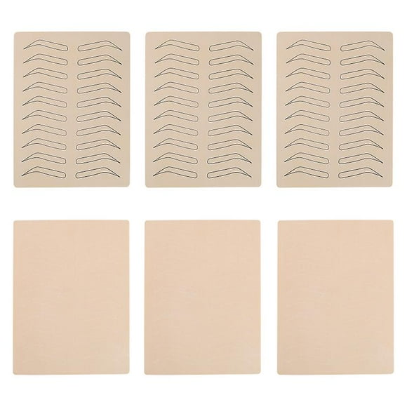 Hoja de piel de práctica de 6 piezas