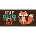 thumbnail image 2 of Robinson, Tamara 18x11 White Modern Wood Framed Museum Art Print Titled - Stay Clever Little Fox, 2 of 4