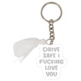thumbnail image 1 of Inkdotpot Key Chain For Friends Engraved Acrylic Key Holder Housewarming Gift, 1 of 5