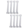 thumbnail image 4 of Raindrops White Plastic Mini Pillars for Cakes 8pcs, 4 of 8