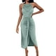 thumbnail image 1 of Vestido de Verano Casual de las Mujeres, Moda Cuello Redondo, Vestido Sólido sin Mangas para las Mujeres, 1 of 7