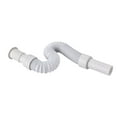 thumbnail image 4 of 1 Pcs Flexible P-Trap 29 Inches (White) With Internal Threaded Nuts At Both Ends, Used For Kitchen Sink Drain Pipe And Variable Height Shampoo Bowl-Bathroom Basin/Shower Kitchen, 4 of 12