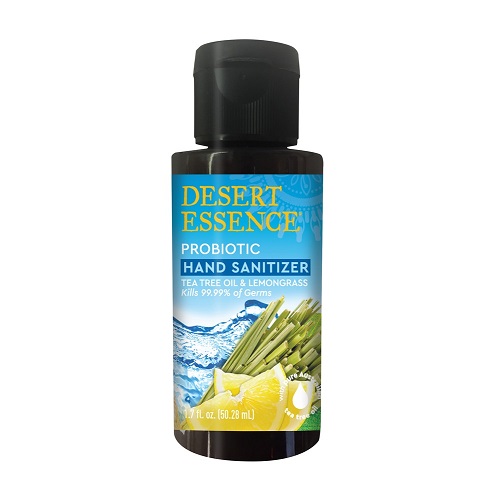 Desert Essence Probiotic Lemongrass and Tea Tree Oil Hand Sanitizer, 1.7 Oz - image 1 of 1