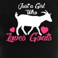 thumbnail image 3 of CafePress - Just A Girl Who Loves Goats, Goat Lover, G Pajamas - Women's Short Sleeve Print T-Shirt and Pants Dark Cotton Pajama Set, 3 of 7
