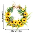 Anthropologie Home Decor For Home Sunflower Door Wreath Easter