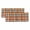 Orange, variant on 2 Pack Valances for Windows, Tartan Plaid Window Valances for Living Room/Bedroom/Bathroom, Orange Red Autumn Gingham Vintage Check Light Filtering Kitchen Curtain Valance 42"W x18" L