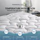 thumbnail image 2 of Funda de colchón SLEEP ZONE Cooling King Size, color gris plateado, 2 of 7