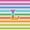 Monogrammed L, variant on Manfei Rainbow Stripe Monogram Twin Sheets, Glitter Letter A Bedding, Multicolor White, Polka Dots Reversible 3 Pieces1 Flat Sheet 1 Fitted Sheet 1 Pillowcase