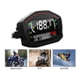thumbnail image 2 of LCD GPS Speedometer Tachometer Fuel Level Water Temp Mileage Display For 1,2,4 Cylinders Motorcycle With Alarm ,Wide Applicability, 2 of 7