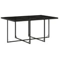 thumbnail image 3 of vidaXL 11 Piece Patio Dining Set with Cushions Black Poly Rattan, 3 of 10
