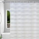 thumbnail image 4 of Cortina de Ducha Impermeable a Rayas de Poliéster, Decoración Moderna para El Baño | Ganchos Incluidos | 180 X 200 Cm, Blanca - Cyx250612002M, 4 of 6