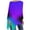 Purple, variant on Women's Tunic Tops Ombre Gradient Asymmetric Long Sleeve Casual Blouse