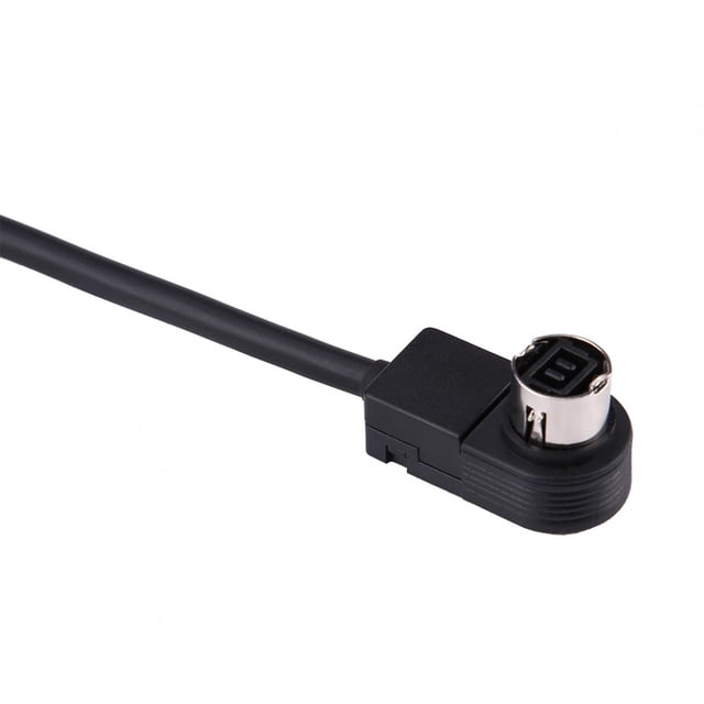 Car Audio Radio AUX Adapter Cable High Speed Data Transfer Easy Use 152cm Length Compatible UniLink Black