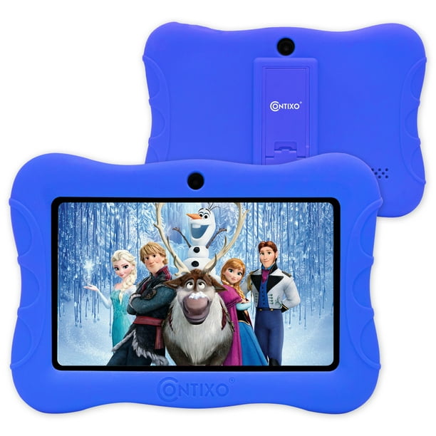 Contixo 7 Inch Kids Tablet Android Wifi Camera 16gb Bluetooth Learning Tablet For Toddlers Children Kids Parental Control Pre Installed Education Apps W Kid Proof Protective Case V8 3 St Dark Blue Walmart Com