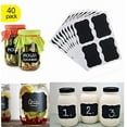 thumbnail image 2 of 40Pcs Reusable Chalkboard Labels Removable Blackboard Stickers Name Bottles Jars, 2 of 6