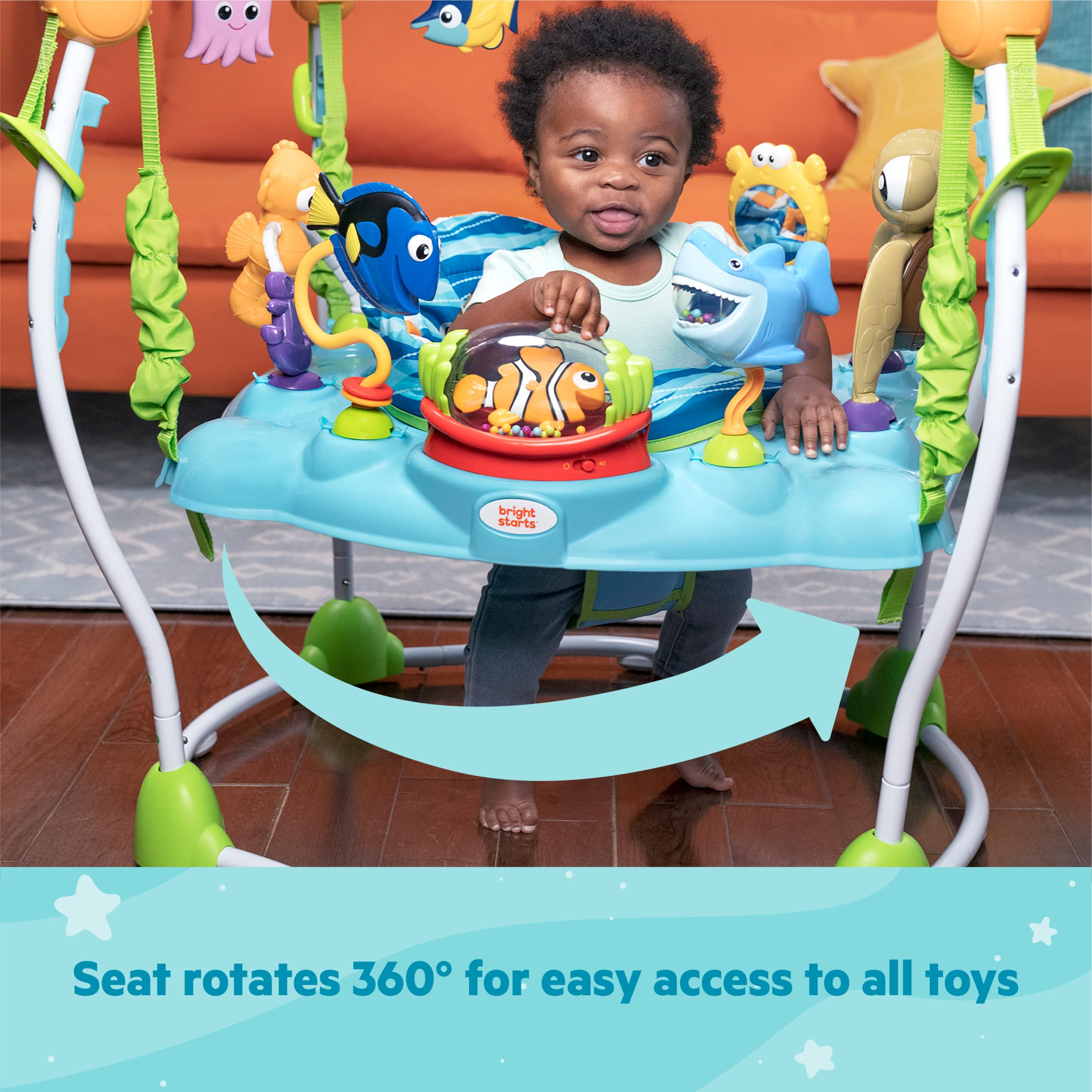 Bright Starts Disney Nemo Activity Center Jumper photo 3