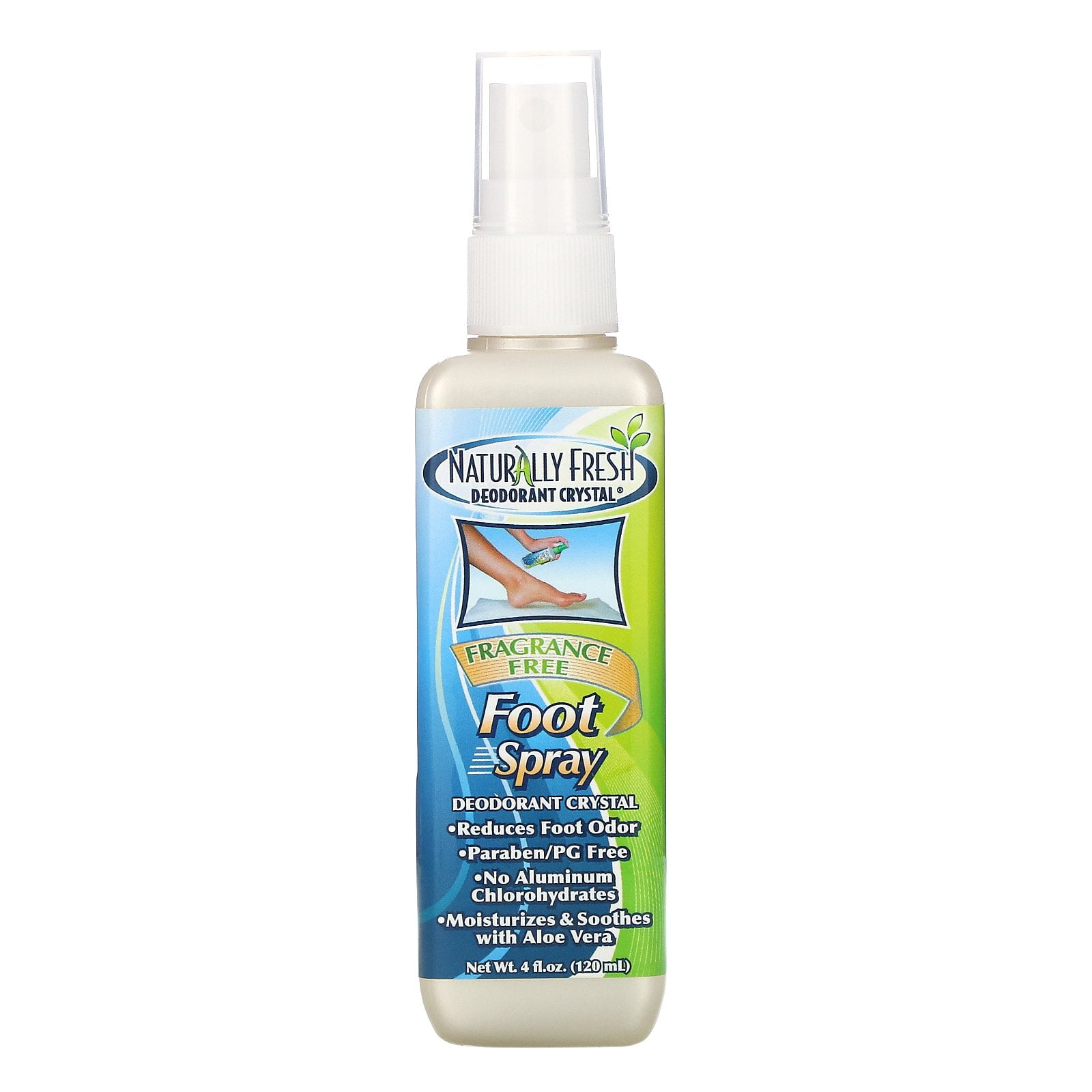 Naturally Fresh Deodorant Crystal Foot Spray 4 oz