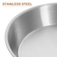 thumbnail image 3 of RUNROTOO Vegetable Salad Plate Baking Tray Stainless Steel For Cooking 1Pack, 3 of 8