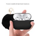 thumbnail image 2 of YUNDAP Compatible with Airpods Pro Case, Drop Proof Protective Case Cover Silicone Skin Cute Fur Ball Keychain/Strap Fit for Apple Airpods 3 Charging Case, 2 of 5