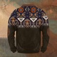 thumbnail image 5 of Men's Retro Casual Ethnic Print Zip Up Sweatshirt, Long Sleeve Fleece Jacket, Vintage Streetwear for Christmas, Fall Winter Season, Unique Style and Travel,Navy,L, 5 of 5