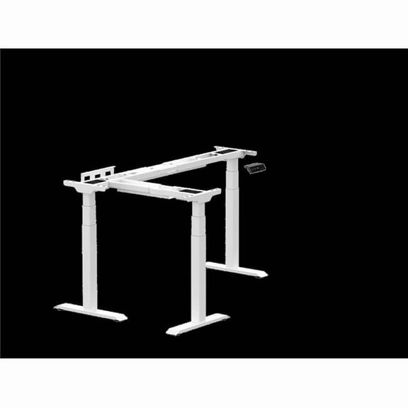 Flexispot E7LW-V2 1-2 Standard 4 Leg Standing Desk, White