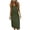 #0286-Army Green, variant on Uootdi Sundresses for Women Spaghetti Strap V Neck Drawstring Dresses Relaxed Fit Pocket Midi Dresses Daily Gift
