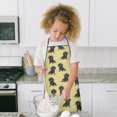 thumbnail image 4 of Dachshund Footprint Kids Aprons for Girls and Boys,Adjustable Neck Strap Toddler Aprons for Kids Cooking Baking, 4 of 7