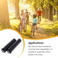 thumbnail image 3 of Eigraketly 1 par de empuñaduras de manillar de bicicleta, cubierta ajustable para bicicleta de montaña, accesorios de agarre extraíbles cómodos Ciclismo Negro Eigraketly  HW4847-01, 3 of 6