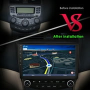 Apple Carplay 2+32GB Android 12 Bluetooth Wifi Car Stereo Radio Head Unit GPS Navigation For 2003-2007 Honda Accord