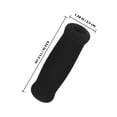 thumbnail image 2 of UPOUART 6Set Walker Hand Grips Reduce Hand and Wrist Pain Non Slip Surface Black for Disabled Users, 2 of 8