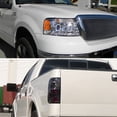 thumbnail image 2 of Spec-D Tuning Halo Rim LED Glossy Black Projector Headlights + LED Bumper Fog Compatible with Ford F150 Left + Right Pair Headlamps Assembly, 2 of 2