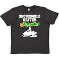 thumbnail image 3 of Inktastic Snowmobile Driver in Training Youth T-Shirt, 3 of 5