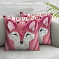 thumbnail image 3 of Autua Fox Graphic Decorative Throw Pillow Cover for Home Couch Living Room Bed Sofa - Aesthetic Home Decor 1PC 24x24in, 3 of 5