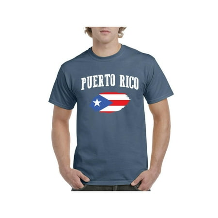 Puerto Rico State Flag Men Shirts T-Shirt Tee (Best Surf Spots In Puerto Rico)