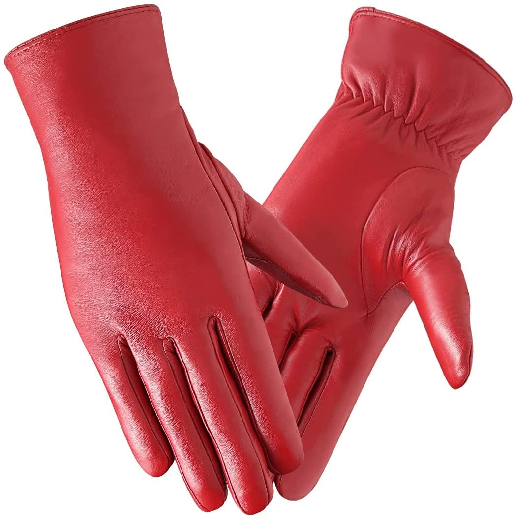 Accessories Gloves Leather Gloves Roeckl Leather Gloves red casual look 