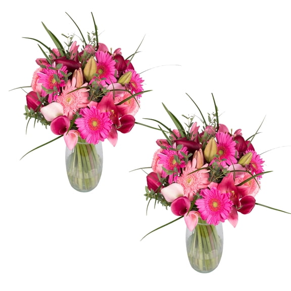 Pink Emma Bouquet - Fresh Cut - 33 Stems - 2 Pack