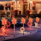thumbnail image 1 of Luces navideñas solares para exteriores | Decoración navideña con forma de árbol de Navidad clásico y luz LED cálida | Encendido y apagado automático con energía solar, 1 of 9