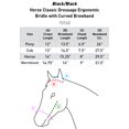 thumbnail image 7 of Horze Classic Dressage Ergonomic Bridle with Curved Browband, 7 of 7