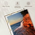 thumbnail image 6 of Elephant Stock Pictured Rocks Michigan Wall Art - Vertical Canvas Wall Art - Hallway Wall Decor - Beach Canvas - Brown And Orange Decor By Alan Majchrowicz - 24" x 36", 6 of 8