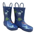 thumbnail image 1 of Childrens Blue Dinosaurs Rain Boot - Size 12, 1 of 1