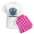 thumbnail image 5 of CafePress - Argentina Football Pajamas - Women's Short Sleeve Print T-Shirt and Pants Light Cotton Pajama Set, 5 of 7