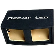 Deejay LED 10 Double Heavy Duty Square Woofer Empty Car Speaker Box