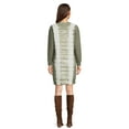 thumbnail image 5 of Time and Tru Women's Garment Wash Sweatshirt Dress, Sizes XS-XXXL, 5 of 7