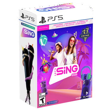 Let's Sing 2025 (2-mic bundle), PlayStation 5