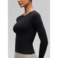 thumbnail image 4 of CRZ YOGA Softembrace Long Sleeve Shirts for Women Casual Tops Soft Basic T-Shirts, 4 of 8
