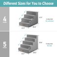 thumbnail image 4 of 5-Tier Extra-Wide Foam Pet Steps, Non-Slip Dog Stairs for High Beds & Sofas with Removable Washable Cover, 4 of 5