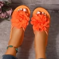 thumbnail image 6 of ibiyuan Brown Flip Flops Women Thong Sandals Non- Woven Sole Memory Foam Slippers for Women Fashion Summer Shoes for Women, 6 of 8
