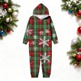 thumbnail image 2 of WAGUTH Family Matching Christmas Onesie Hooded Jumpsuits Cute Cartoon Print Zip Up Holiday Loungewear One Piece Pajamas for Xmas Party, 2 of 4