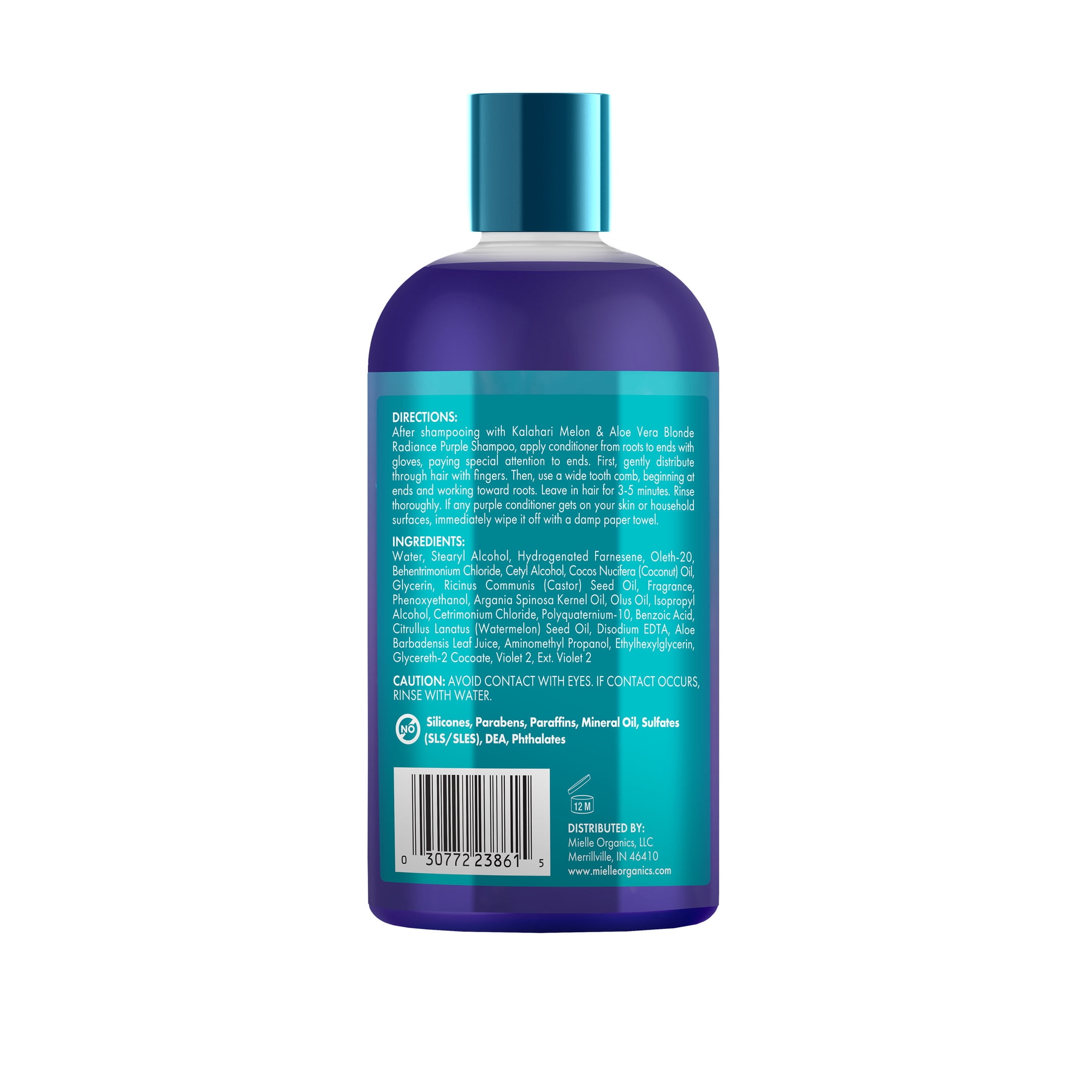Mielle Kalahari Melon and Aloe Vera Blonde Radiance Purple Conditioner - 12 oz